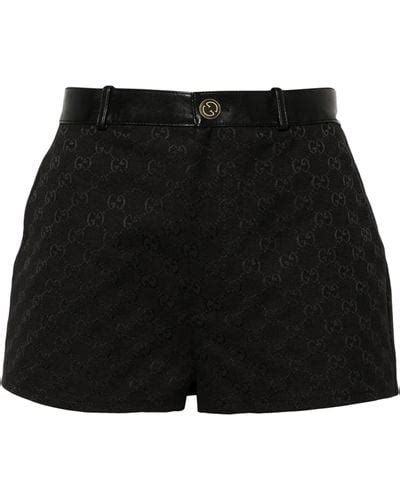 black gucci shorts zaful|Wool blend twill short with Web in black .